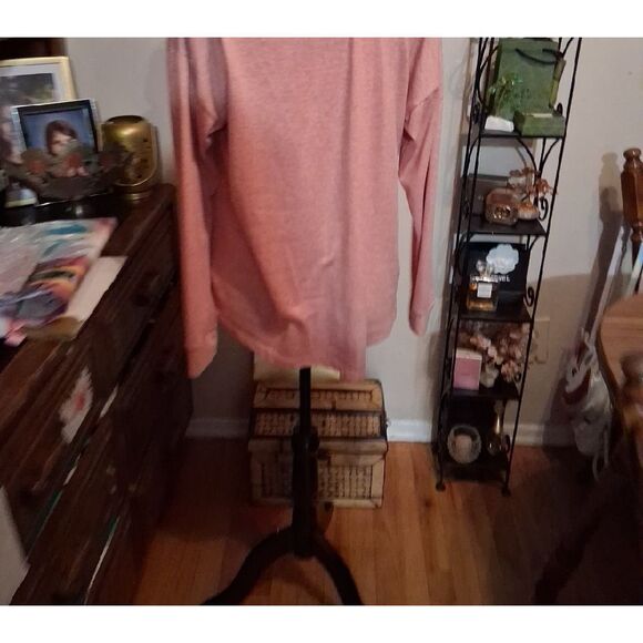 Juicy Couture Gold and Pink Long Sleeve Sleepwear Loungewear Top Size Large - Picture 5 of 7